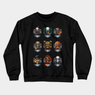 Horror toilet Monster pack 4 Crewneck Sweatshirt